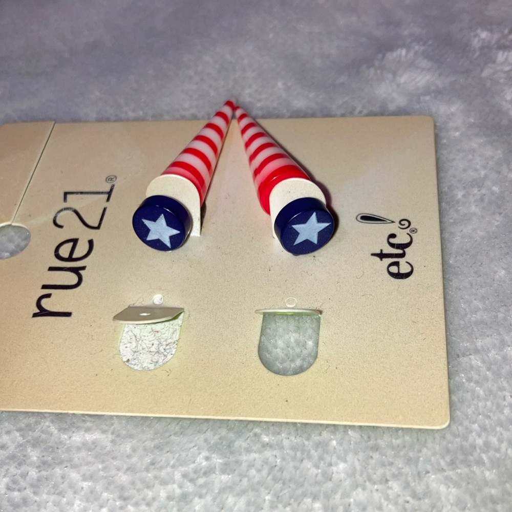 💛🩵🇺🇸 Fake Ear Stretcher 🇺🇸🩵💛
